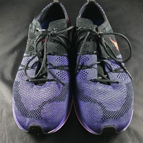 NIKE Flyknit Trainer Black Purple Red Mens 9.5 US main image 15
